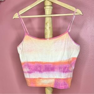Pink ombré crop by Decree size XL